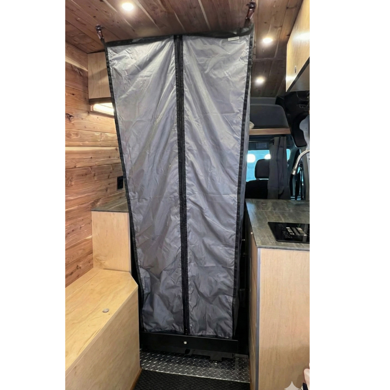 low profile vna shower deployed