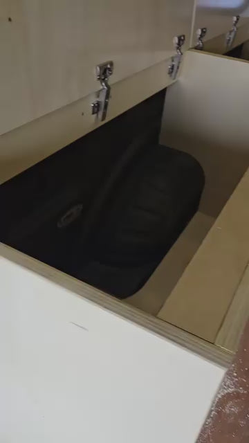 folding bed system for campers