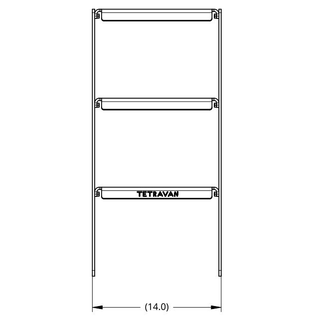 Tetravan Bed Ladder